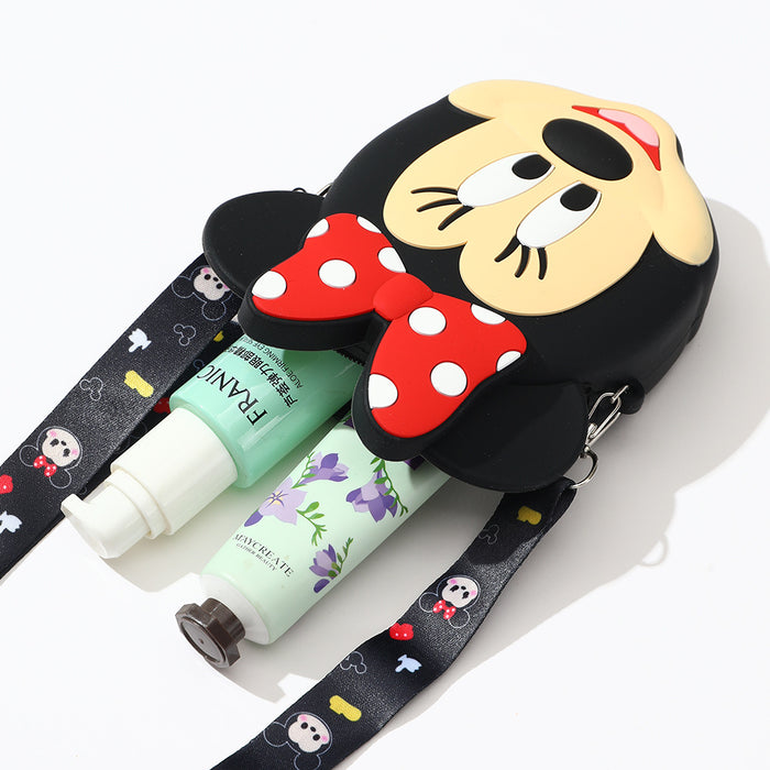 Wholesale Children's cute cartoon shoulder crossbody coin purse cosmetics storage bag