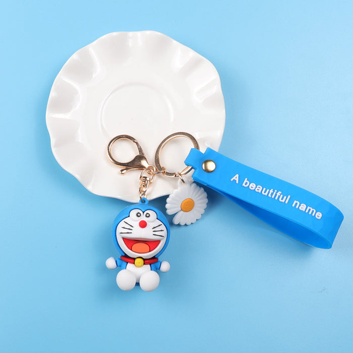 Wholesale Keychain small gift machine cat car key pendant