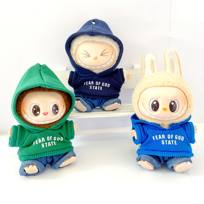 Wholesale Pendant Trendy Doll Sweatshirt Outdoor Sports Hoodie Set Doll Clothes