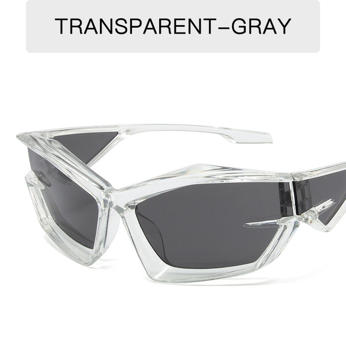 Wholesale Y2K Colorful Special-shaped PC Sunglasses JDC-SG-MaN024