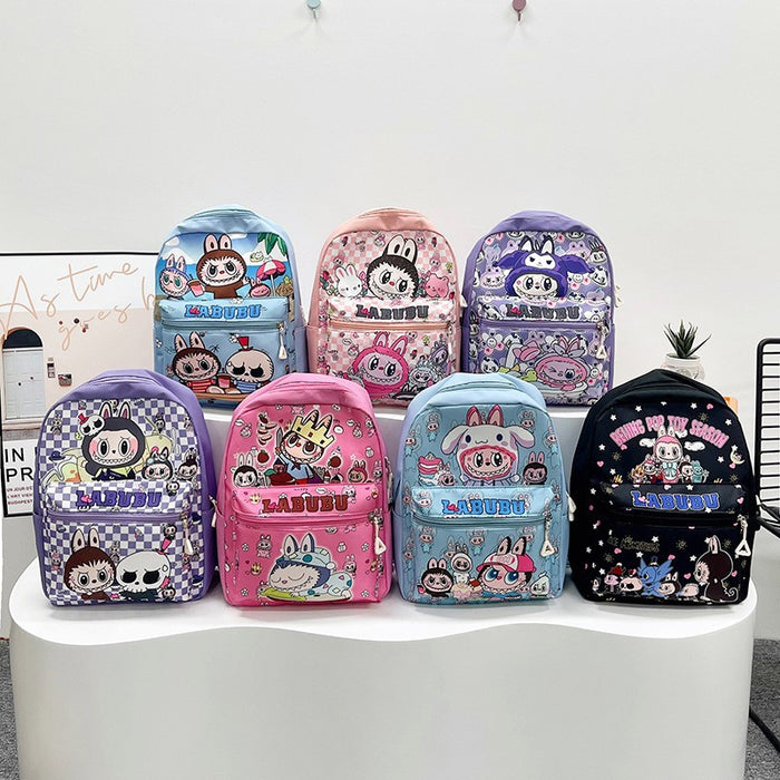 Wholesale Print Multi-Color Children' s Trendy Backpack Foreign Style Large Capacity Student School Bag