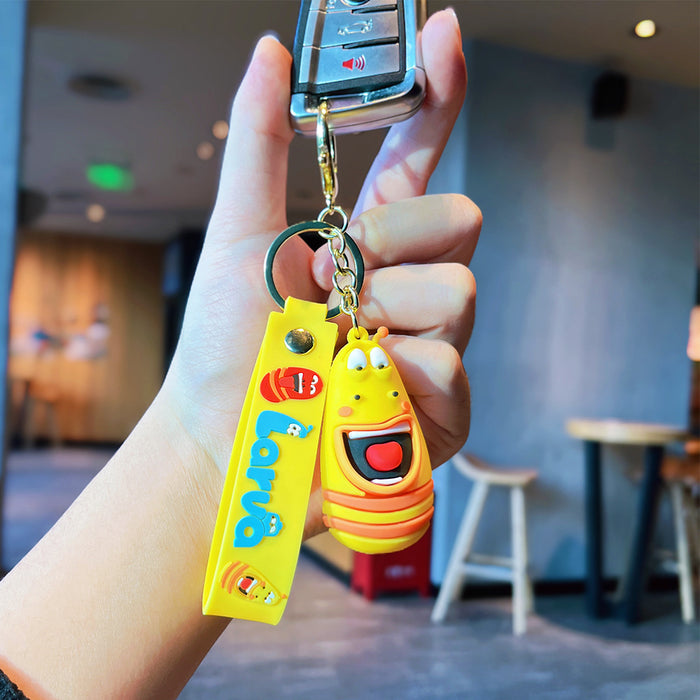 Wholesale Cute and funny keychain, student backpack pendant, cartoon doll keychain