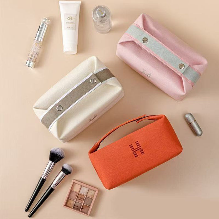 Wholesale Makeup bag, hand-held canvas bag, large capacity cosmetic storage bag, travel grooming bag
