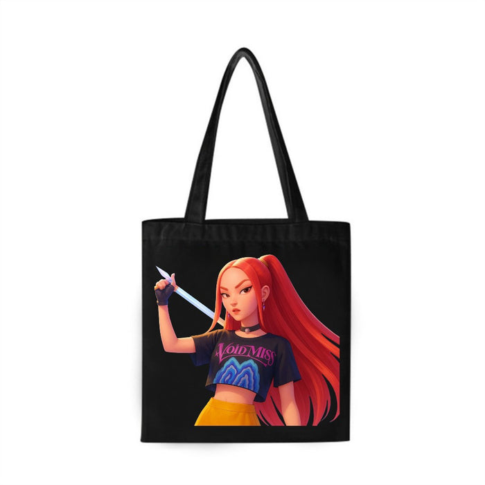 Wholesale KPOP Anime-themed printed canvas shoulder bag