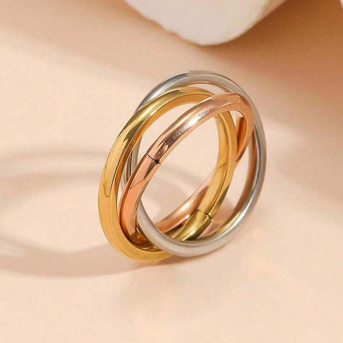 Wholesale Personalized stainless steel ring, high-end fashion, simple and niche titanium steel ring