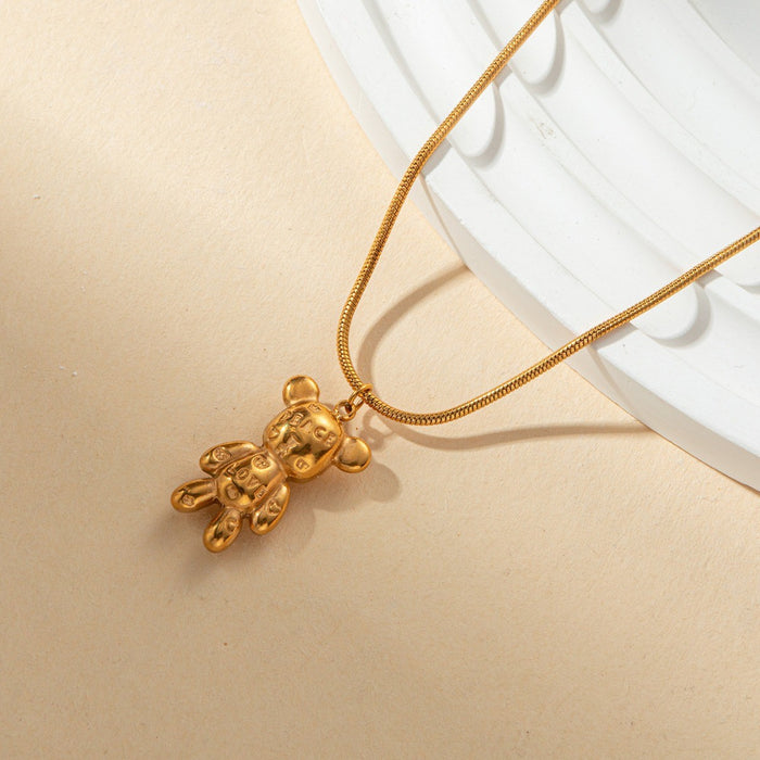 Wholesale Stainless Steel Clavicle Chain Necklace — Asymmetrical Design featuring a Bowknot  Rhinestone Accents  and Heart Pendant