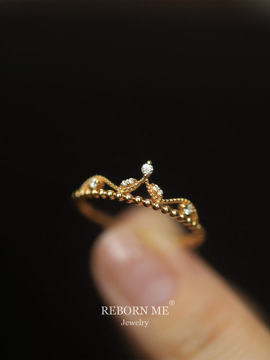 Wholesale Light luxury style micro inlaid zircon ring, light luxury opening versatile ring