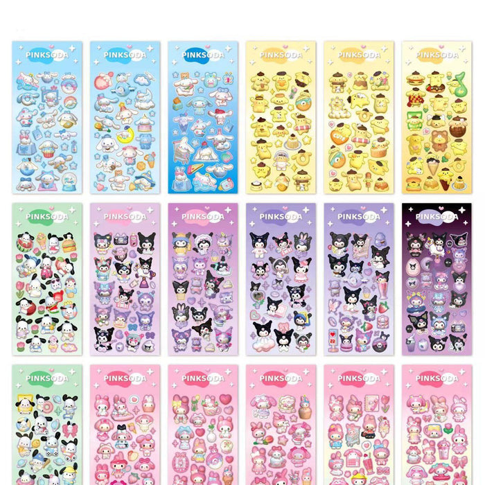 Wholesale Creative DIY Cute Cartoon Character Laser Stickers