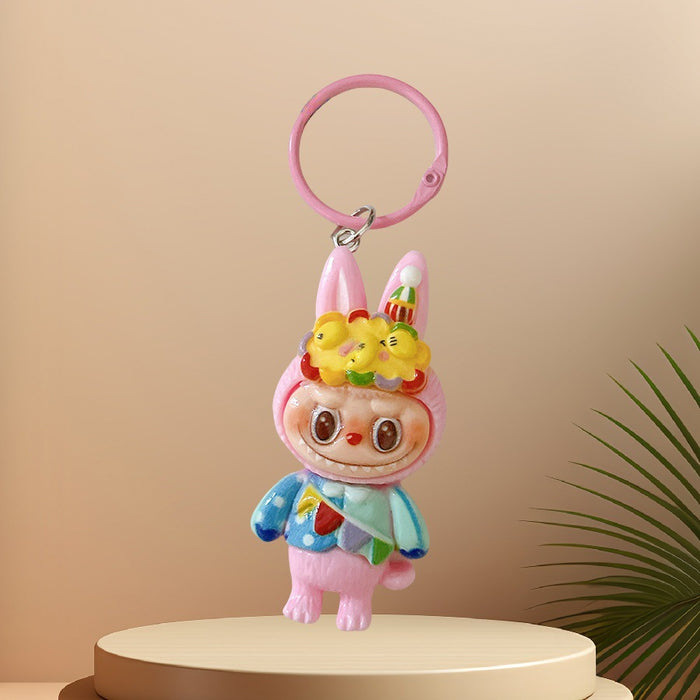 Wholesale Keychain Cute Girly Heart Pendant Men's and Women's Bag Hanging Accessories