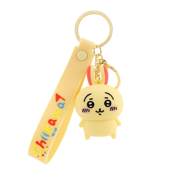 Wholesale Cartoon Keychain K-Style Chiikawa Cute Doll Couple School Bag Pendant Key Chain Accessories