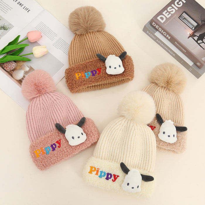 Wholesale Autumn and Winter Cartoon Children's Knitted Hat JDC-FH-HongHong009