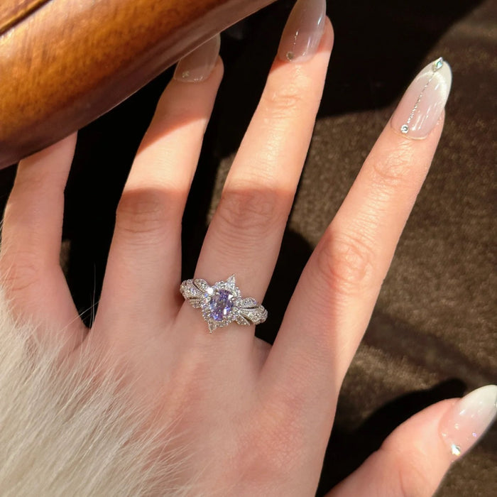 Wholesale Zircon Ring Fashion Niche Design Opening Women's Ring