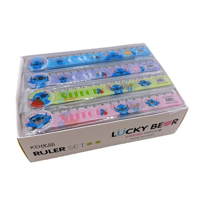 Wholesale 100pcs/ set Cartoon student ruler,  wavy ruler,  15 cm