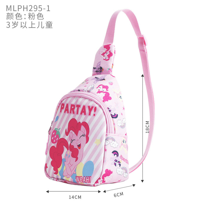 Wholesale Children's waist bag, crossbody bag, mini coin purse, fashionable and trendy shopping shoulder bag