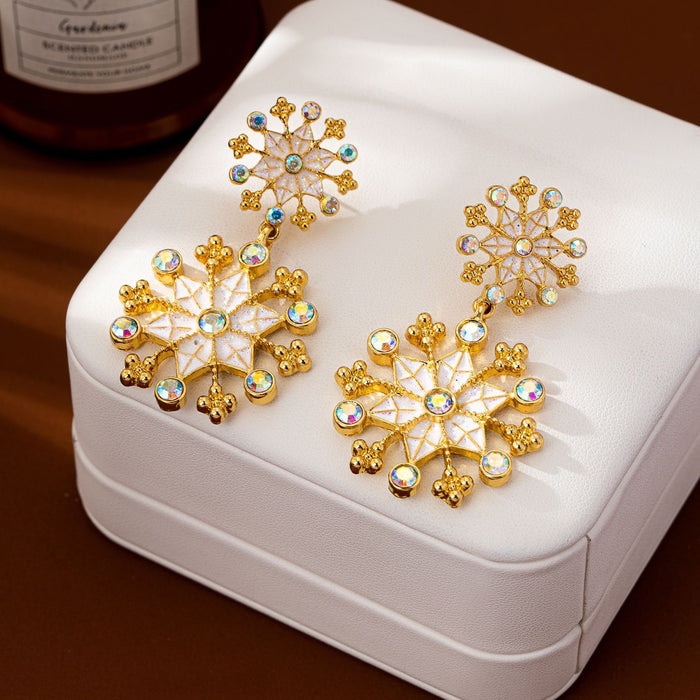 Wholesale Creative Color Fashion Flower Earrings Micro inlaid Zircon Earrings Jewelry Wholesale