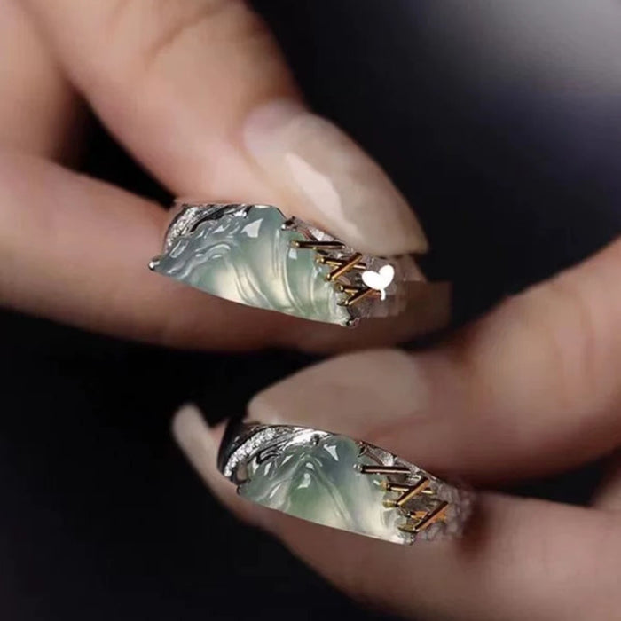 Wholesale New exquisite, light luxury, versatile couple's ring with fashionable design