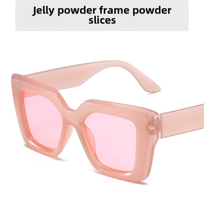 Wholesale Sunglasses New Large Frame Wear Sunglasses F Modified Face Shading Glasses