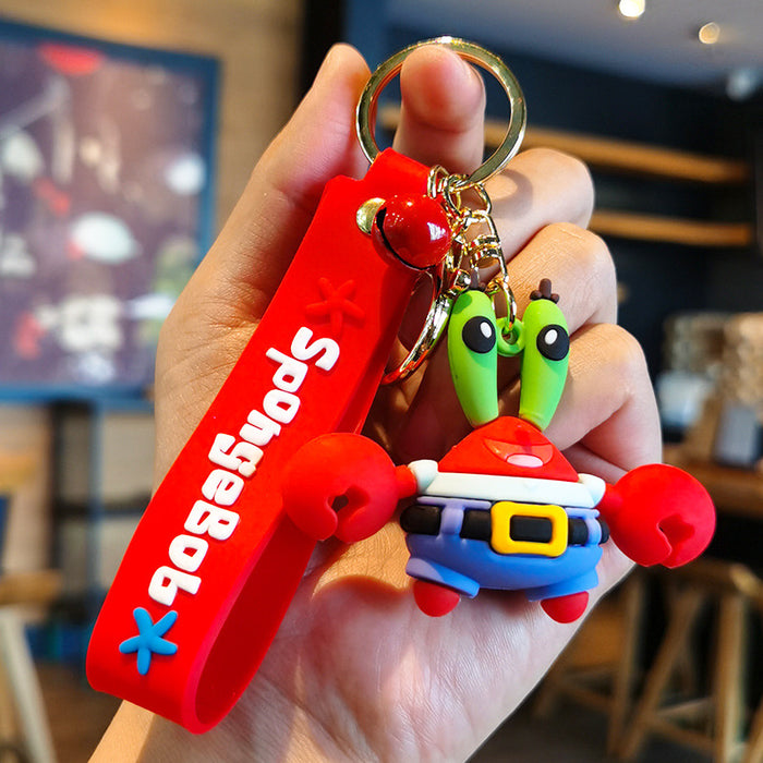 Wholesale Cartoon Doll Silicone Keychain JDC-KC-Tingm242