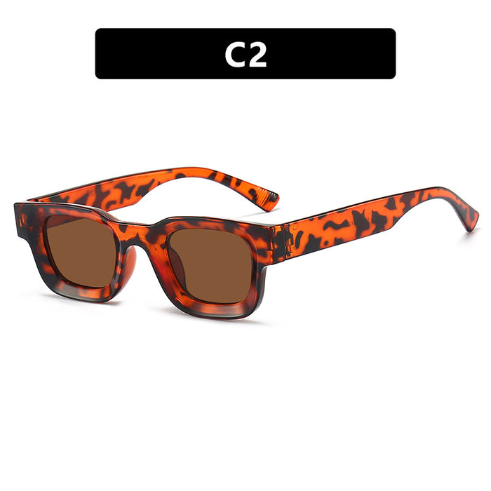 Wholesale Fashion Sunglasses New Square Narrow Frame Sunglasses Street Photography Style Sunglasses Premium Sense