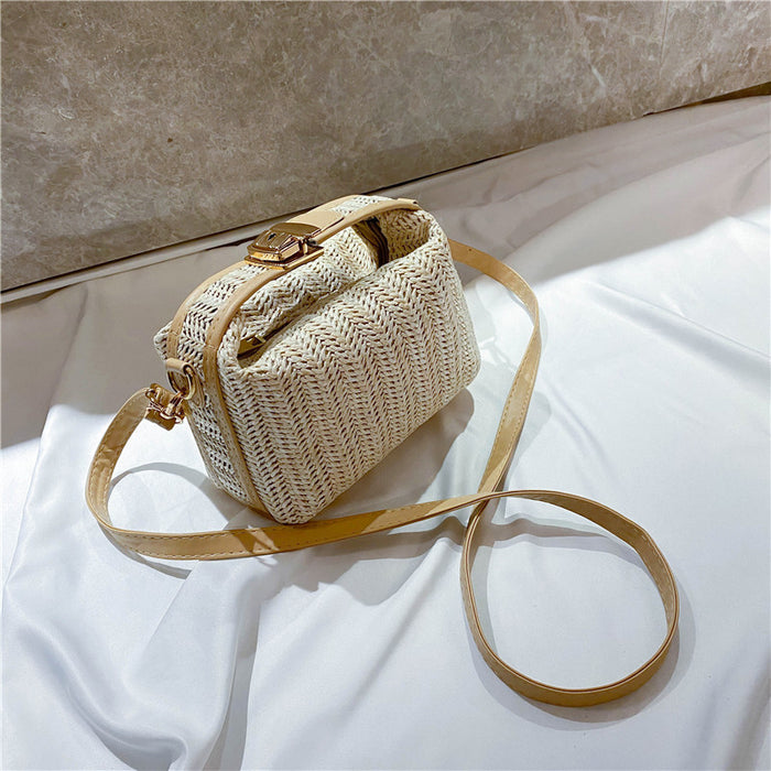 Wholesale Versatile crossbody bag, minimalist single shoulder woven handbag