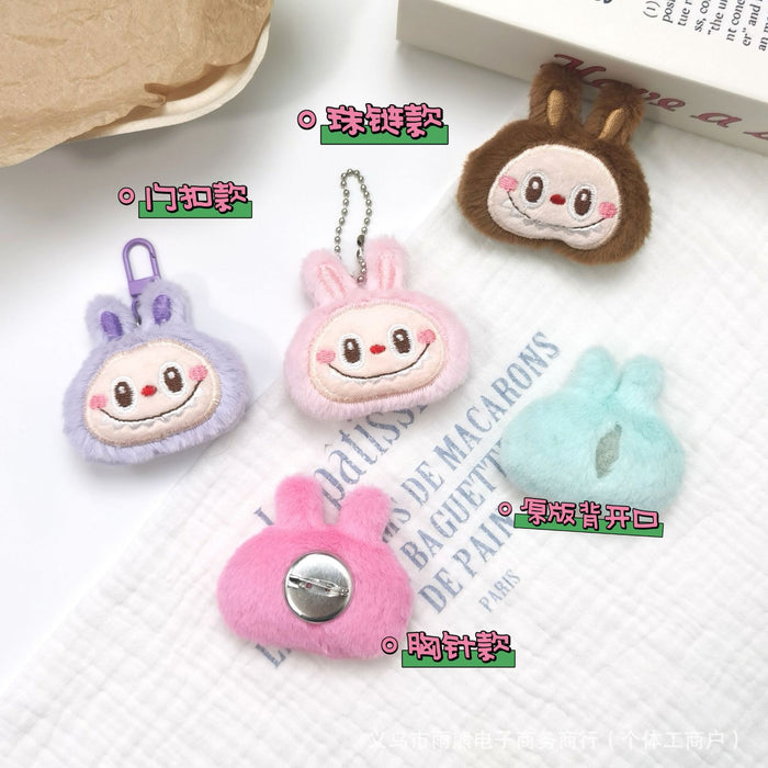 Wholesale Cute Cartoon Plush Rabbit Plush Pendant  Brooch Shoe Clothing Hair Accessory Bag Accessory