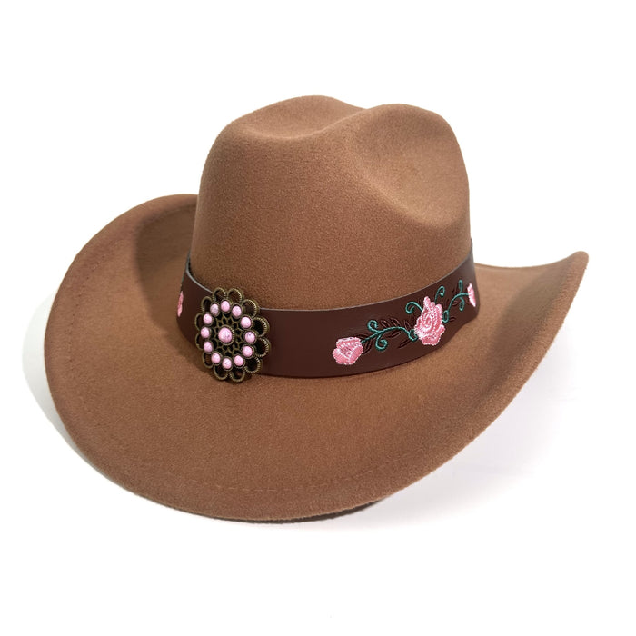 Wholesale Fashion woolen sun protection hat, denim hat, top hat