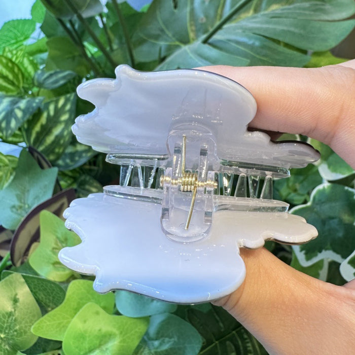 Wholesale Cute boating ghost clip,  playful ghost shark clip,  fun back of the head hairpin,   ponytail clip