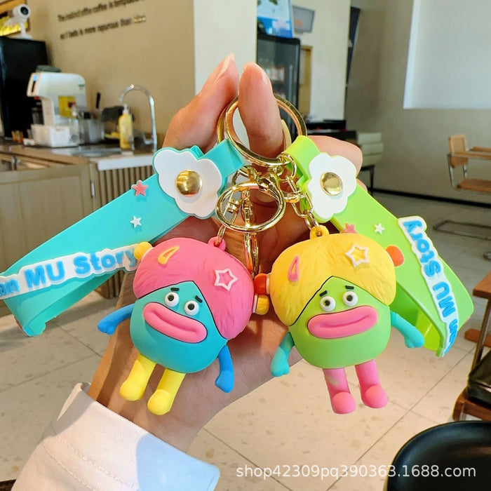 Wholesale Silicone Cartoon Doll Keychains JDC-KC-WC017