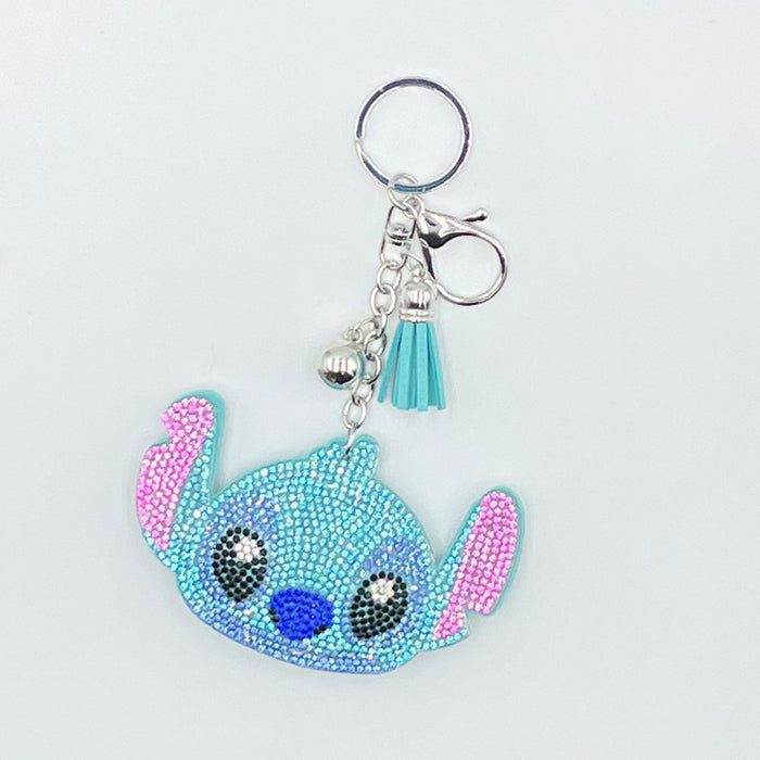 Wholesale Cartoon Character Rhinestone Keychain