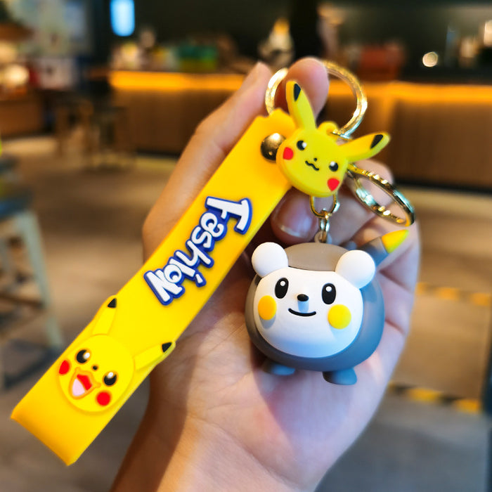 Wholesale Cartoon Doll Silicone Keychain JDC-KC-Tingm266