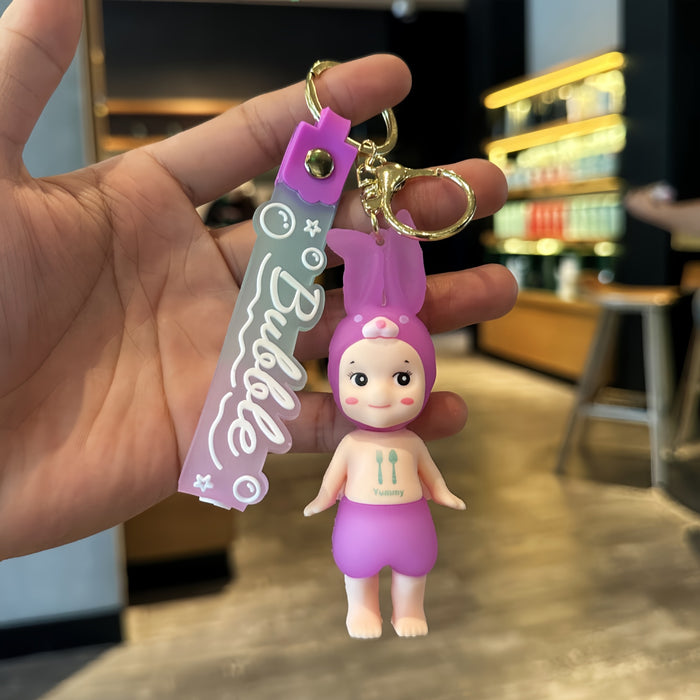 Wholesale Cartoon Angel Doll Candy House Series Keychain