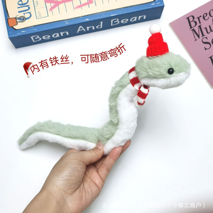 Wholesale Snake Cartoon Snake Doll Accessories Hat f Snake Decoration Plush Doll Small Gift Personalized