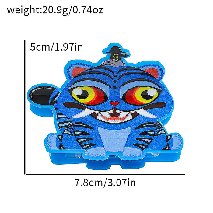 Wholesale Kpop Acrylic Material Handmade Hair Claw Clip