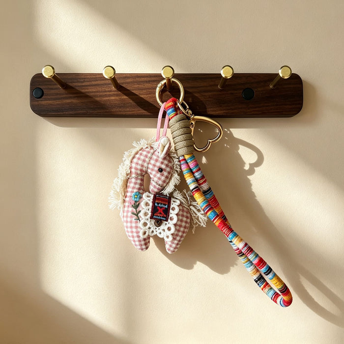 Wholesale Vintage Cute Cartoon Cloth Keychain Bag Charm Accessory