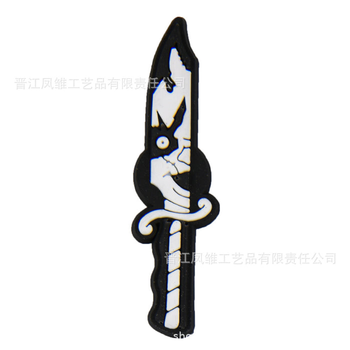 Wholesale 50pcs Horror Tarot  Series Shoes Charms Accessories Slippers Accessories Patch Decorative Shoe Buckle