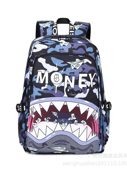 Wholesale Shark Student Lightweight Waterproof School Bag