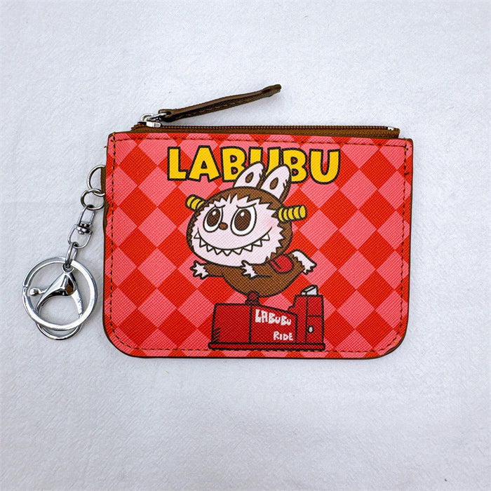 Wholesale Cartoon forest elf card holder coin purse integrated with keychain pendant small elf card holder coin purse loose wallet