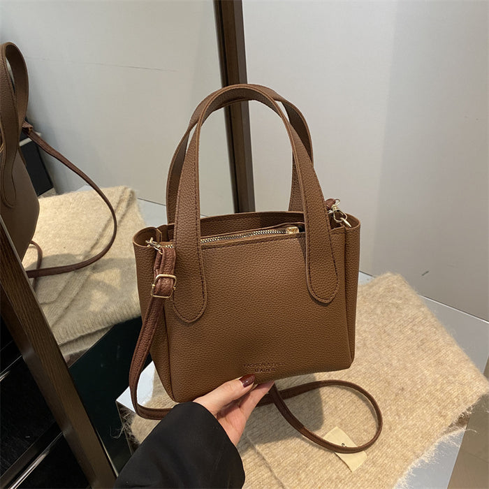 Wholesale Trendy and fashionable bucket bag, simple and versatile shoulder bag, casual bag