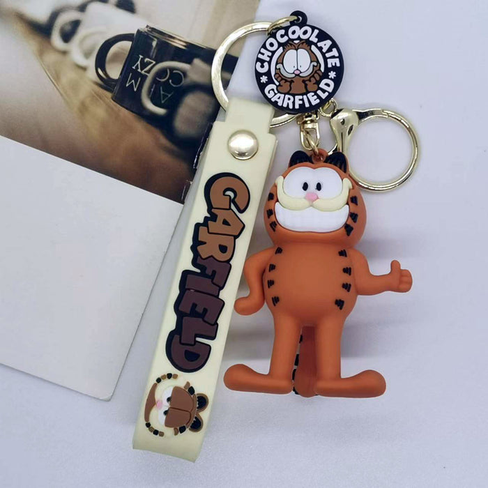 Wholesale cartoon drop glue doll  key chain pendant bag car key chain Accessories