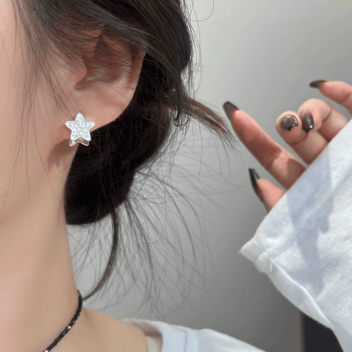 Wholesale Double-Sided Earrings Blue Star Earrings for Women Elegant Earrings for Women