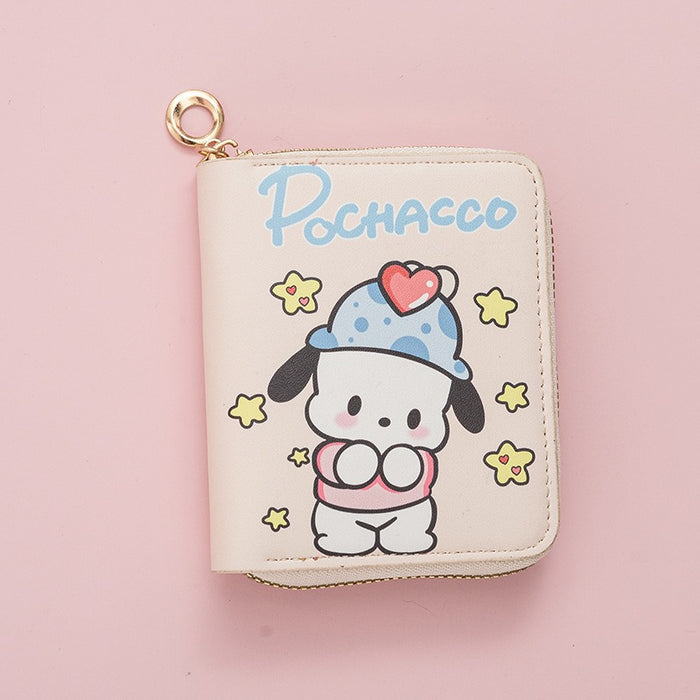 Wholesale Cartoon Anime Cute Short Zipper Wallet JDC-WT-QT017