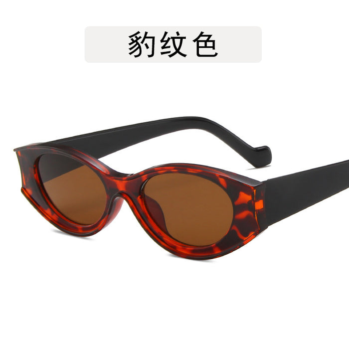 Wholesale New Fashion Sunglasses Fashion Sunglasses Retro Elliptical Dot Paint Sunglasses