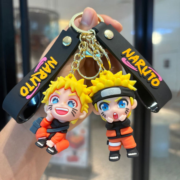 Wholesale Cute anime character PVC keychains