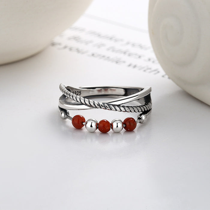 Wholesale Pure silver ring, personalized, fashionable and versatile ring