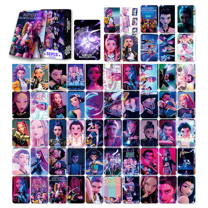 Wholesale 92Pcs cards double-sided cards  boxed collection cards  photo cards  greeting cards  bookmarks