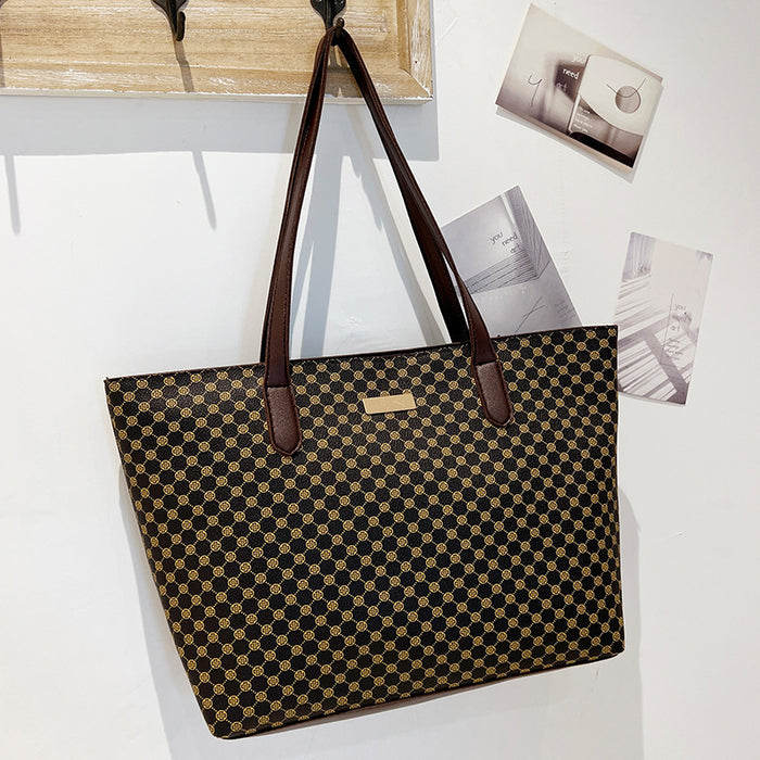 Wholesale Printed tote bag for women, casual large capacity shoulder bag