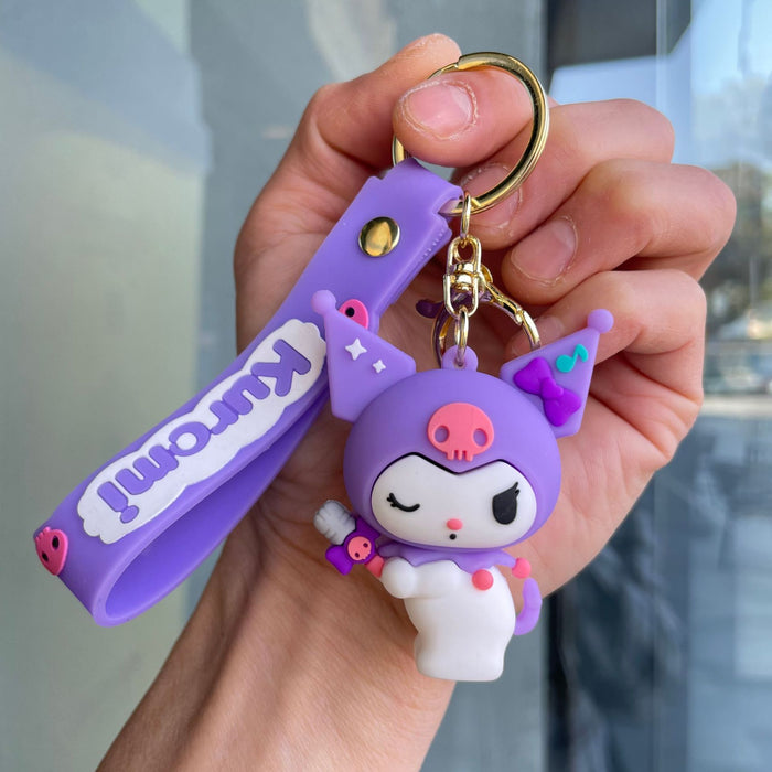 Wholesale Music Keychain Cute Doll Car Keychain Bag Pendant Small Gift