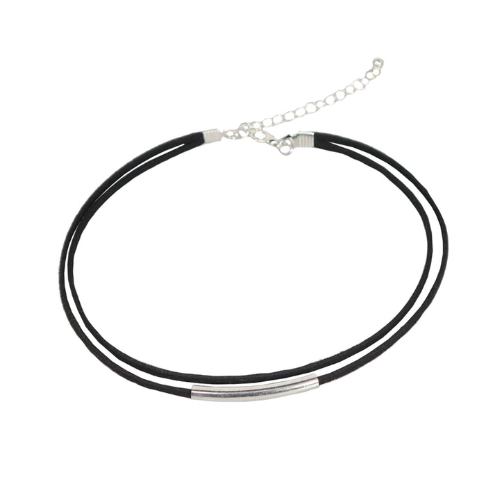 Wholesale Clavicle chain, double-layer collar, stacked, simple and niche design necklace