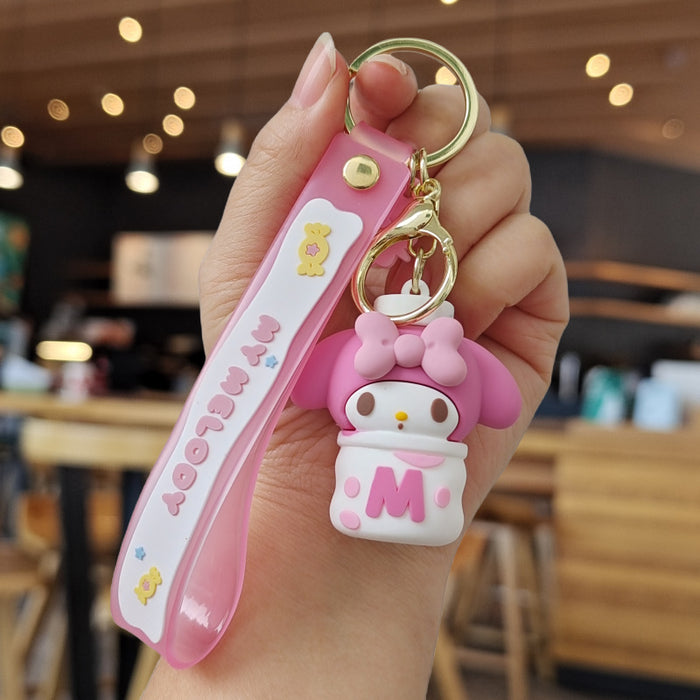 Wholesale Cartoon Silicone Doll Keychain JDC-KC-ZhuoRan016