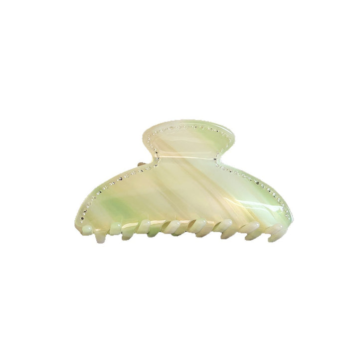 Wholesale French Chic Sparkling Acetate Claw Hair Clip Light Blue - Trendy Hair Accessory for Everyday Styling
